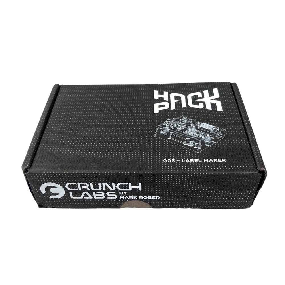 Crunch Labs Hack Pack 003 Label Maker Mark Rober STEM Building Kit New Open Box